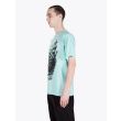 Stone Island Shadow Project 20510 Jersey Mako Printed Short Sleeve T-shirt Aqua 2