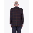 Salvatore Piccolo Unstructured Wool Blazer Prince of Wales Checked Brown / Navy Blue 3
