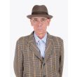 Salvatore Piccolo Prince of Wales Beige/Blue Wool Blazer Front View Details
