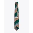 Salvatore Piccolo Ties Striped Wool and Silk Green / Camel 3