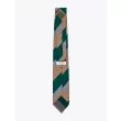 Salvatore Piccolo Ties Striped Wool and Silk Green / Camel 3