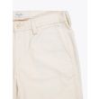 Salvatore Piccolo Straight Work Pant Ecru Front View Side Pocket Details