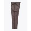 Salvatore Piccolo Straight Work Pant Brown Side View