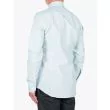 Salvatore Piccolo Slim Fit Button Down Striped Oxford Shirt Green 4
