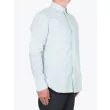 Salvatore Piccolo Slim Fit Button Down Striped Oxford Shirt Green 3