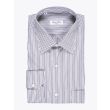 Salvatore Piccolo Regular-Fit Striped Cotton Poplin Claret 1