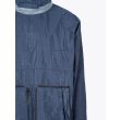 Stone Island Anorak SI House Check Jaquard On Nylon Metal Black Watro Packable Dark Blue Details