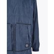 Stone Island Anorak SI House Check Jaquard On Nylon Metal Black Watro Packable Dark Blue Details Pocket