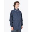 Stone Island Anorak SI House Check Jaquard On Nylon Metal Black Watro Packable Dark Blue Right Quarter