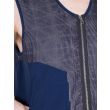 Stone Island Shadow Project 502A3 Knitwear Navy Blue Detail