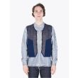 Stone Island Shadow Project 502A3 Knitwear Navy Blue with Sweat Front