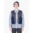 Stone Island Shadow Project 502A3 Knitwear Navy Blue with Sweat Front