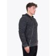 Stone Island Shadow Project 60507 Hooded Sweater Black Mélange Front Three-quarters