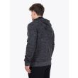 Stone Island Shadow Project 60507 Hooded Sweater Black Mélange Back Three-quarters