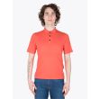 Stone Island Shadow Project Polo Shirt Fine Jeresy CO Pigment Coral Full View