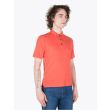 Stone Island Shadow Project Polo Shirt Fine Jeresy CO Pigment Coral Right Quarter
