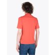 Stone Island Shadow Project Polo Shirt Fine Jeresy CO Pigment Coral Left Rear Quarter