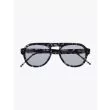 Thom Browne TB-416 Aviator Sunglasses Grey Tortoise Front View