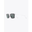 Thom Browne TB-916 Angular Sunglasses Grey Tortoise / Silver Three-quarters View