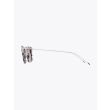 Thom Browne TB-916 Angular Sunglasses Grey Tortoise / Silver Side View