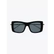 Thom Browne TB-419 Square- Frame Sunglasses Black Front View