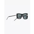 Thom Browne TB-419 Square- Frame Sunglasses Black Back Right View Three-quarter