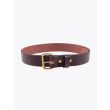 Tanner Goods Standard Belt Oxblood - Brass 3