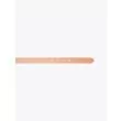 Tanner Goods Skinny Standard Belt Natural - Brass 2