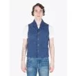 Universal Works Hunstanton Gilet Camo Loopback O/D Navy 2
