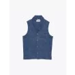 Universal Works Hunstanton Gilet Camo Loopback O/D Navy 1