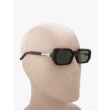 Vava White Label 0052 D-Frame Sunglasses Havana with mannequin three-quarter view