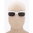 Vava White Label 0052 D-Frame Sunglasses White with mannequin front view