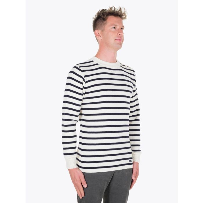 Buy ARMOR LUX Fouesnant Sailor Sweater Nature Navy