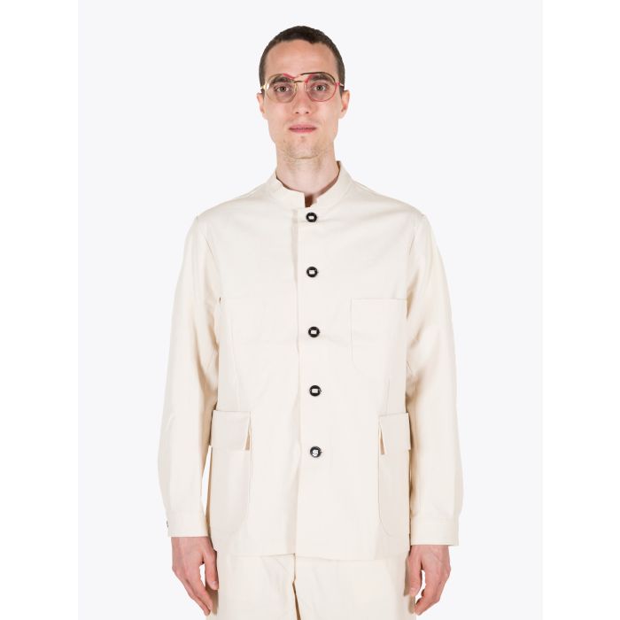 A VONTADE Natural Cotton Jacket Stand Collar 30 Off