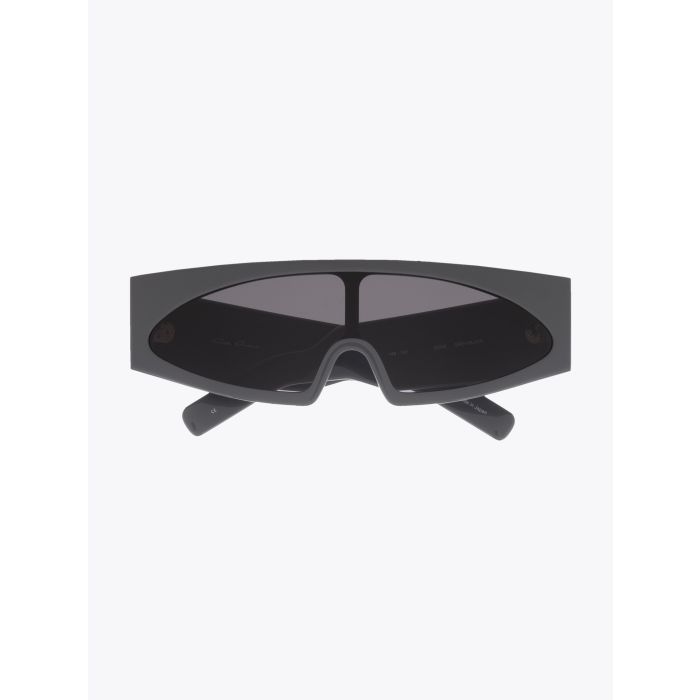 Rick Owens Mask Gene Sunglasses Grey/Grey - E35 Shop Rick Owens Mask Gene Sunglasses Grey/Grey - E35 Shop