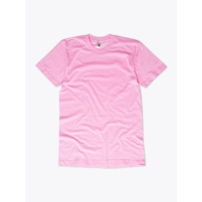 American Apparel 2001 Men’s Fine Jersey T-shirt Pink - E35 Shop