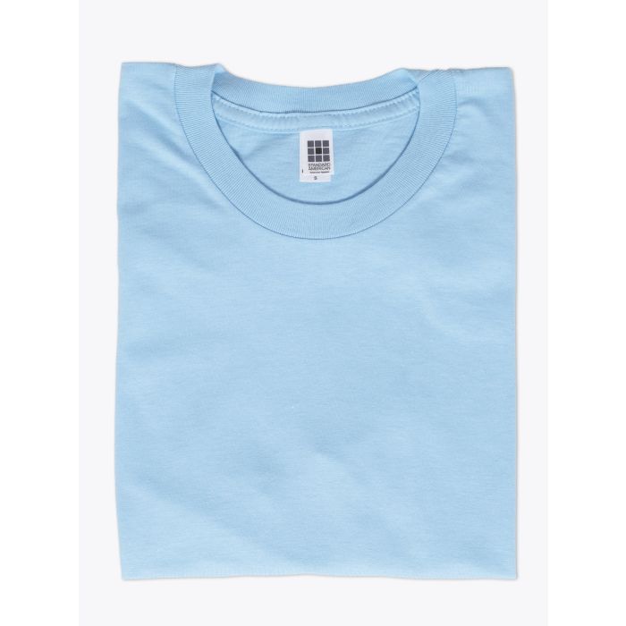American Apparel 2001 Men’s Fine Jersey T-shirt Baby Blue - E35 Shop