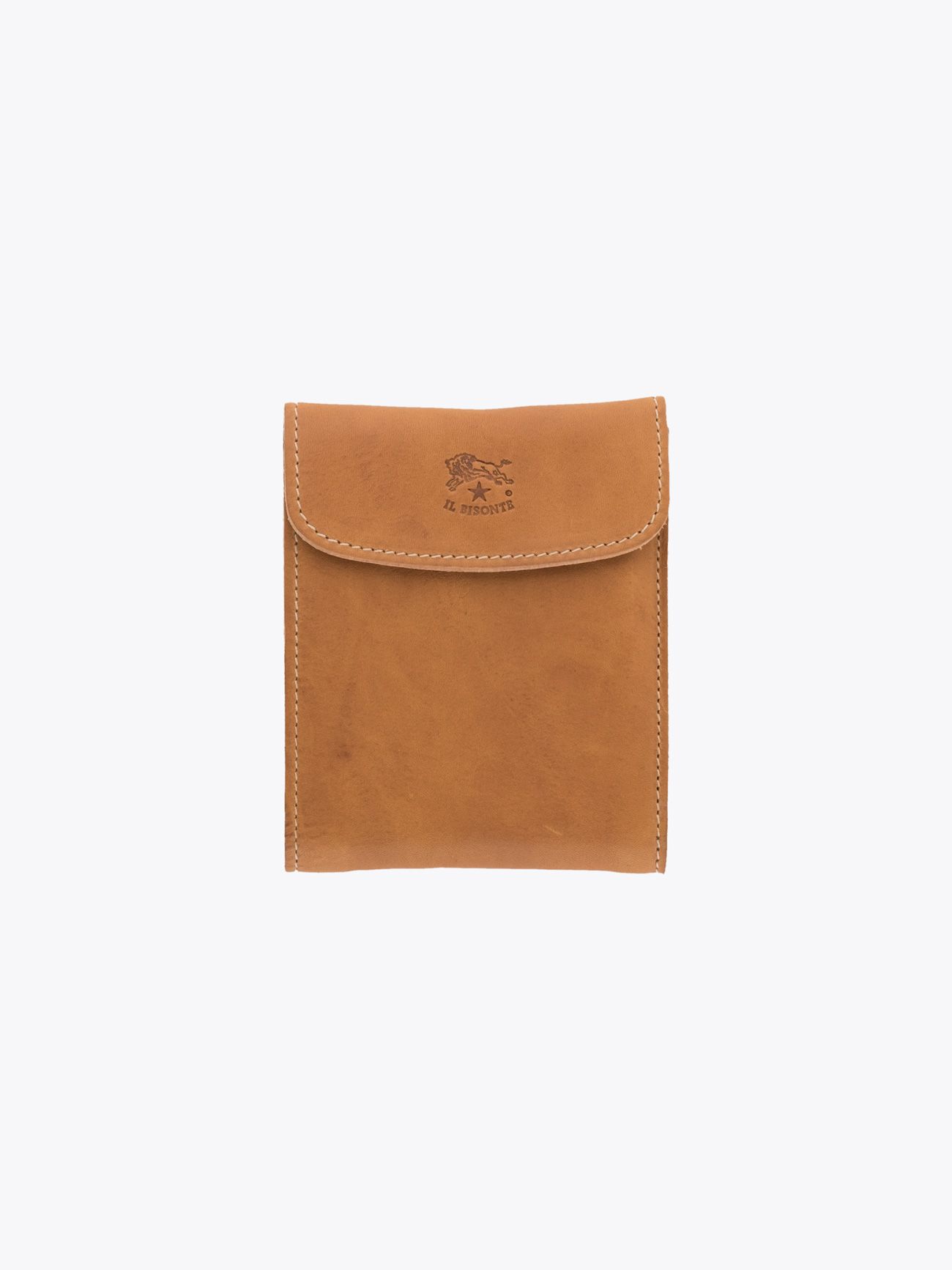 小物 IL BISONTE vintage leather wallet Men's wallet in vintage leather color coffee – Il Bisonte