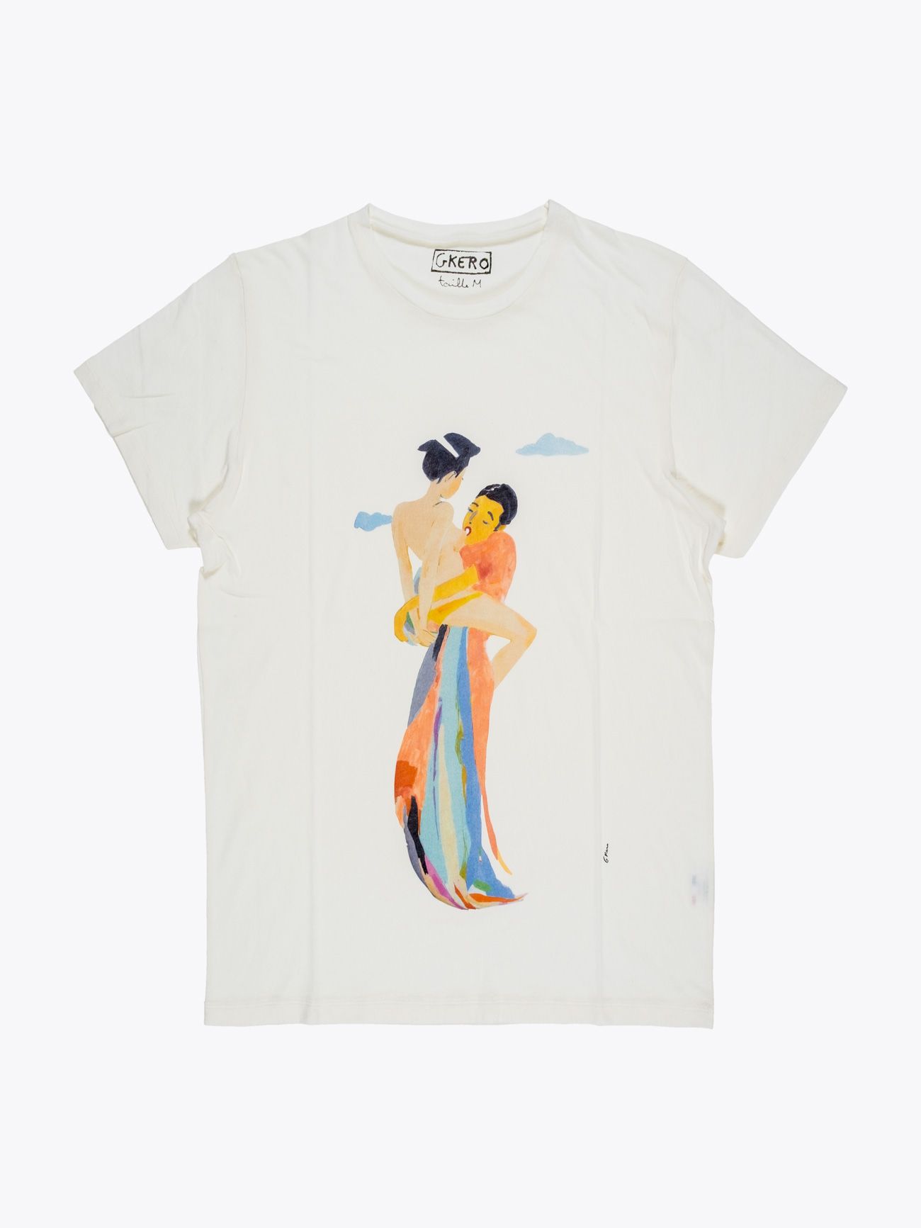【送料&関税込】CourrA¨ges T-shirt With Logo - Unisex Courreges 'Logo-Print & Emblem' Men's Designer T-Shirt S