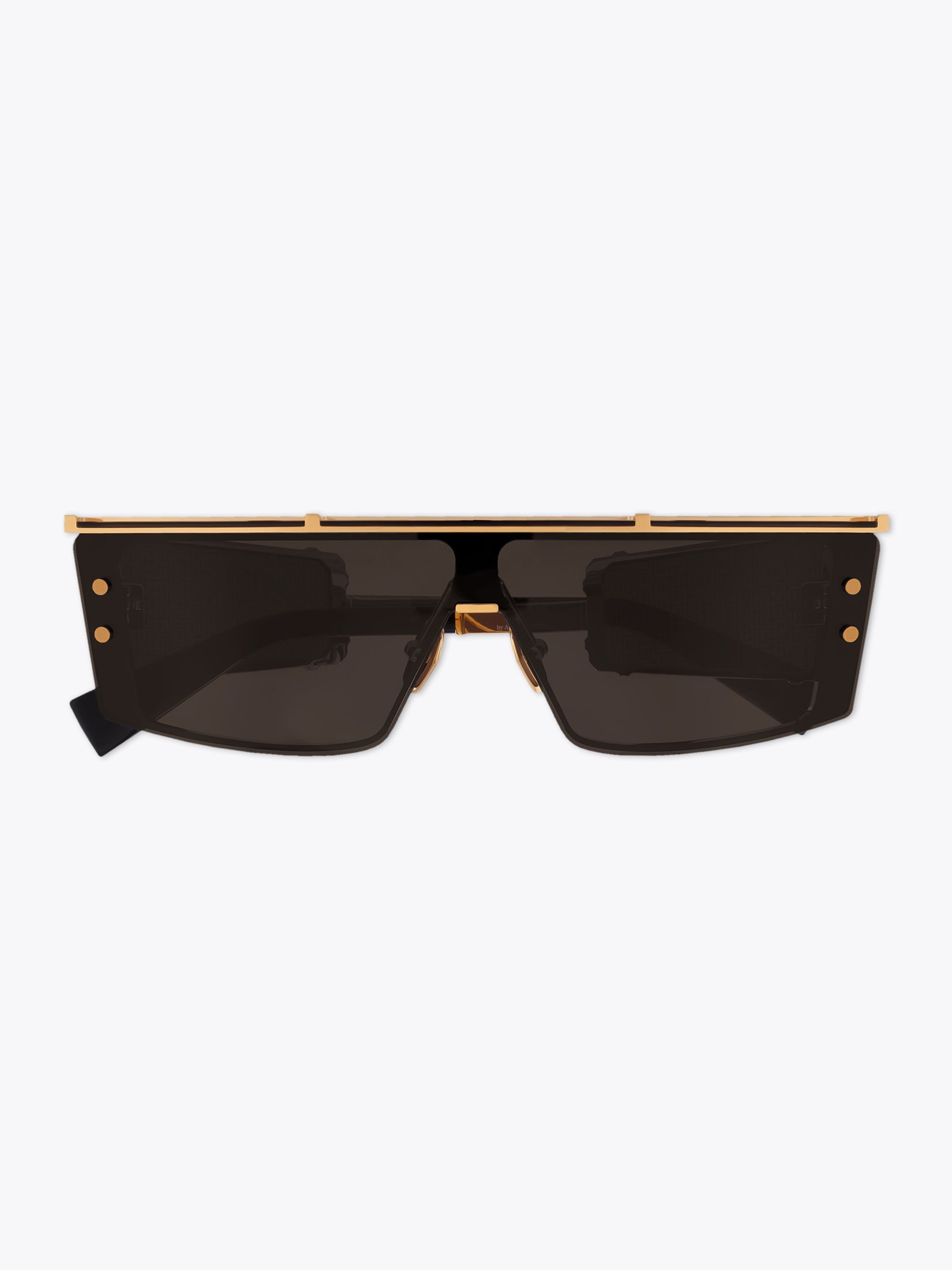BALMAIN EYEWEAR — Wonder Boy III Gold Black Sunglasses