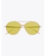 8000 Eyewear 8M7 Sunglasses Gold Front View 1
