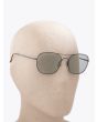 8000 Eyewear 8M2/L Sunglasses Grafite Three-quarter View with a Mannequin