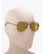 8000 Eyewear 8M5 Sunglasses Rusty Three-quarter View with a Mannequin