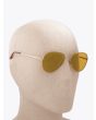 8000 Eyewear 8M5 Sunglasses Duch Orange Three-quarter View with a Mannequin