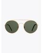 8000 Eyewear 8M6 Sunglasses Gold Shiny Front View 2