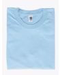 American Apparel 2001 Men’s Fine Jersey S/S T-shirt Baby Blue Folded Front View