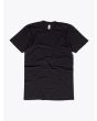 American Apparel 2001 Men’s Fine Jersey S/S T-shirt Black Front View