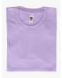 American Apparel 2001 Men’s Fine Jersey S/S T-shirt Lavender Falded Front View