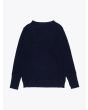 Andersen-Andersen Wool Sailor Crew-Neck Sweater Navy Blue 1