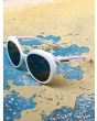 Balenciaga Hybrid Butterfly Sunglasses White / White Picture Contest